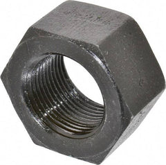 Value Collection - 1-1/4 - 12 UNF Steel Right Hand Hex Nut - 1-7/8" Across Flats, 1-1/16" High, Uncoated - USA Tool & Supply