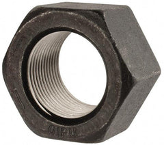 Value Collection - 1-3/8 - 12 UN Steel Right Hand Hex Nut - 2-1/16" Across Flats, 1-11/64" High, Uncoated - USA Tool & Supply