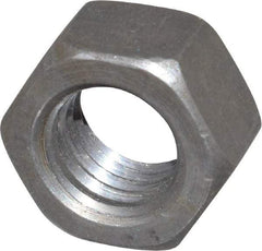 Value Collection - 1/2-13 UNC Steel Right Hand Hex Nut - 3/4" Across Flats, 7/16" High, Uncoated - USA Tool & Supply