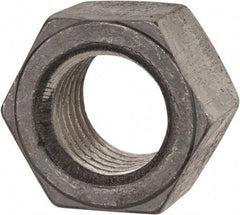 Value Collection - 1-1/4 - 7 UN Steel Right Hand Hex Nut - 1-7/8" Across Flats, 1-1/16" High, Uncoated - USA Tool & Supply