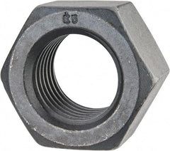 Value Collection - 1-5/8 - 5-1/2 UNC Steel Right Hand Hex Nut - 2-7/16" Across Flats, 1-25/64" High, Uncoated - USA Tool & Supply