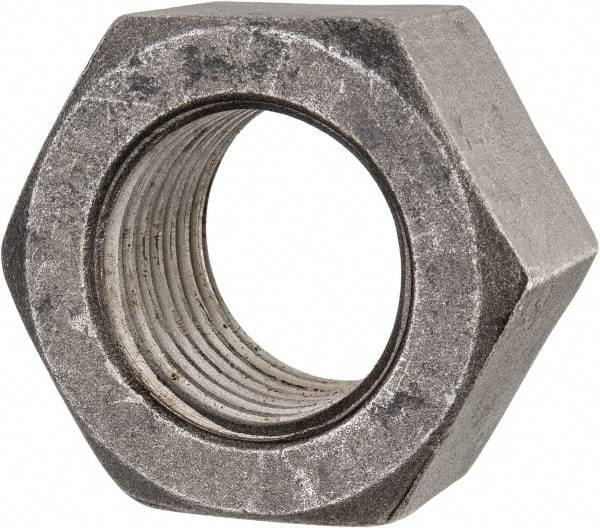 Value Collection - 2-1/2 - 4 UNC Steel Right Hand Hex Nut - 3-3/4" Across Flats, 2-9/64" High, Uncoated - USA Tool & Supply