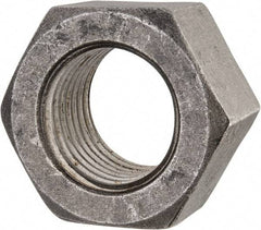 Value Collection - 2-1/2 - 4 UNC Steel Right Hand Hex Nut - 3-3/4" Across Flats, 2-9/64" High, Uncoated - USA Tool & Supply