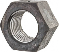 Value Collection - 2-3/4 - 4 UNC Steel Right Hand Hex Nut - 4-1/8" Across Flats, 2-23/64" High, Uncoated - USA Tool & Supply