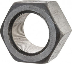 Value Collection - 1-3/4 - 12 UN Steel Right Hand Hex Nut - 2-5/8" Across Flats, 1-1/2" High, Uncoated - USA Tool & Supply
