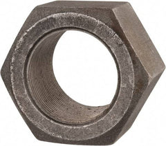 Value Collection - 2-12 UN Steel Right Hand Hex Nut - 3" Across Flats, 1-23/32" High, Uncoated - USA Tool & Supply
