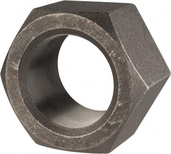 Value Collection - 2-1/2 - 12 UN Steel Right Hand Hex Nut - 3-3/4" Across Flats, 2-9/64" High, Uncoated - USA Tool & Supply