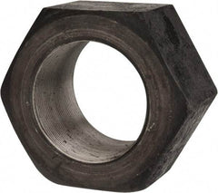 Value Collection - 3-12 UN Steel Right Hand Hex Nut - 4-1/2" Across Flats, 2-37/64" High, Uncoated - USA Tool & Supply