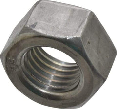 Value Collection - 7/8-9 UNC Steel Left Hand Hex Nut - 1-5/16" Across Flats, 3/4" High, Uncoated - USA Tool & Supply