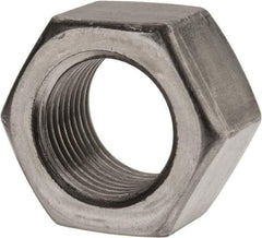 Value Collection - 3/4-16 UNF Steel Left Hand Hex Nut - 1-1/8" Across Flats, 41/64" High, Uncoated - USA Tool & Supply