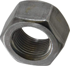 Value Collection - 7/8-14 UNF Steel Left Hand Hex Nut - 1-5/16" Across Flats, 3/4" High, Uncoated - USA Tool & Supply