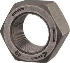 Value Collection - 1-1/4 - 12 UNF Steel Left Hand Hex Nut - 1-7/8" Across Flats, 1-1/16" High, Uncoated - USA Tool & Supply