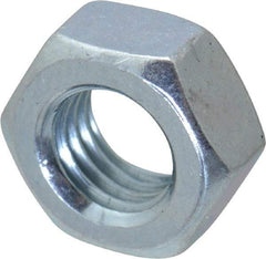 Value Collection - M7x1.00 Steel Right Hand Hex Nut - 11mm Across Flats, 5.5mm High, Zinc-Plated Finish - USA Tool & Supply