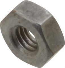 Value Collection - M3x0.50 Steel Right Hand Hex Nut - 5.5mm Across Flats, 2.4mm High, Uncoated - USA Tool & Supply