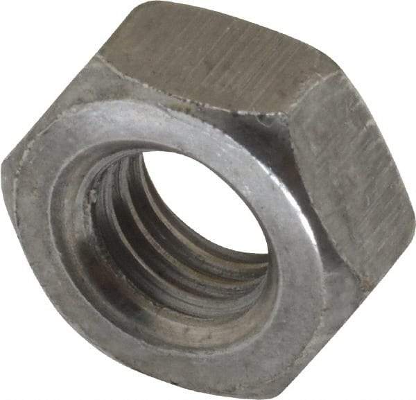 Value Collection - M10x1.50 Steel Right Hand Hex Nut - 17mm Across Flats, 8mm High, Uncoated - USA Tool & Supply