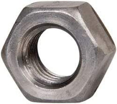 Value Collection - M12x1.75 Steel Right Hand Hex Nut - 19mm Across Flats, 10mm High, Uncoated - USA Tool & Supply