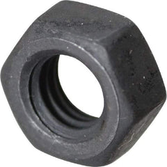Value Collection - M6x1.00 Steel Right Hand Hex Nut - 10mm Across Flats, 5mm High, Uncoated - USA Tool & Supply