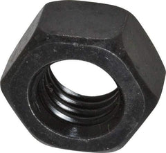 Value Collection - M12x1.75 Steel Right Hand Hex Nut - 19mm Across Flats, 10mm High, Uncoated - USA Tool & Supply
