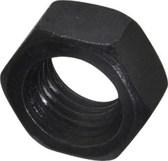 Value Collection - M16x2.00 Steel Right Hand Hex Nut - 24mm Across Flats, 13mm High, Uncoated - USA Tool & Supply