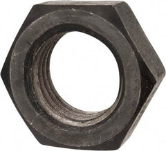 Value Collection - 1-1/2 - 6 UNC Steel Right Hand Hex Jam Nut - 2-1/4" Across Flats, 0.8438" High, Uncoated - USA Tool & Supply