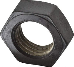 Value Collection - 1-3/4 - 5 UNC Steel Right Hand Hex Jam Nut - 2-5/8" Across Flats, 31/32" High, Uncoated - USA Tool & Supply