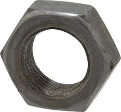 Value Collection - 5/8-18 UNF Steel Right Hand Hex Jam Nut - 15/16" Across Flats, 3/8" High, Uncoated - USA Tool & Supply