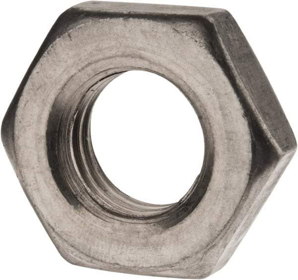 Value Collection - 3/4-10 UNC Steel Right Hand Heavy Hex Jam Nut - 1-1/4" Across Flats, 27/64" High, Uncoated, 2B Class of Fit - USA Tool & Supply