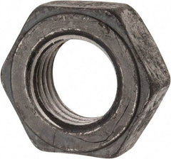 Value Collection - 1-1/4 - 7 UNC Steel Right Hand Heavy Hex Jam Nut - 2" Across Flats, 23/32" High, Uncoated, 2B Class of Fit - USA Tool & Supply