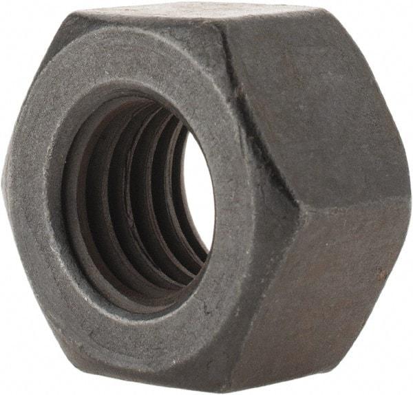 Value Collection - 5/8-11 UNC Steel Right Hand Heavy Hex Nut - 1-1/16" Across Flats, 39/64" High, Uncoated, 2B Class of Fit - USA Tool & Supply