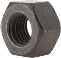 Value Collection - 5/8-11 UNC Steel Right Hand Heavy Hex Nut - 1-1/16" Across Flats, 39/64" High, Uncoated, 2B Class of Fit - USA Tool & Supply