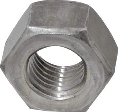 Value Collection - 3/4-10 UNC Steel Right Hand Heavy Hex Nut - 1-1/4" Across Flats, 47/64" High, Uncoated, 2B Class of Fit - USA Tool & Supply