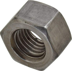 Value Collection - 7/8-9 UNC Steel Right Hand Heavy Hex Nut - 1-7/16" Across Flats, 55/64" High, Uncoated, 2B Class of Fit - USA Tool & Supply