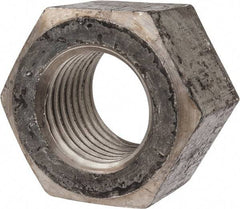 Value Collection - 2 - 4-1/2 UNC Steel Right Hand Heavy Hex Nut - 3-1/8" Across Flats, 1-31/32" High, Uncoated - USA Tool & Supply