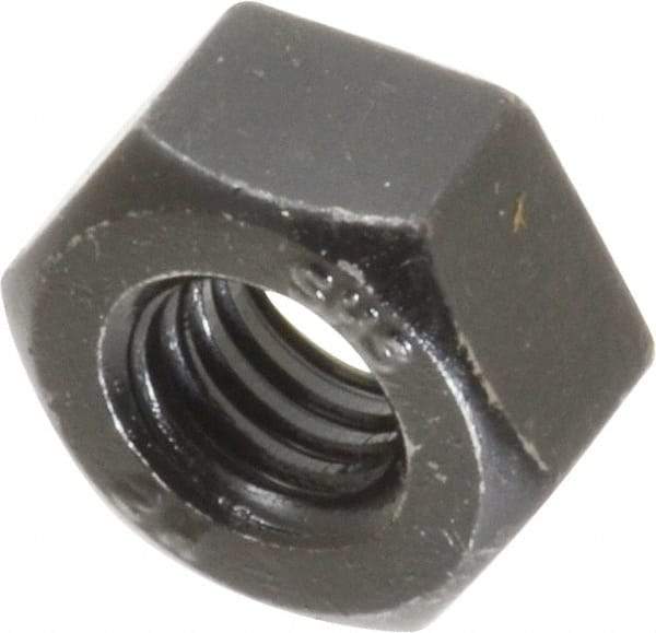 Value Collection - 3/8-16 UNC Steel Right Hand Heavy Hex Nut - 11/16" Across Flats, 23/64" High, Uncoated, 2B Class of Fit - USA Tool & Supply