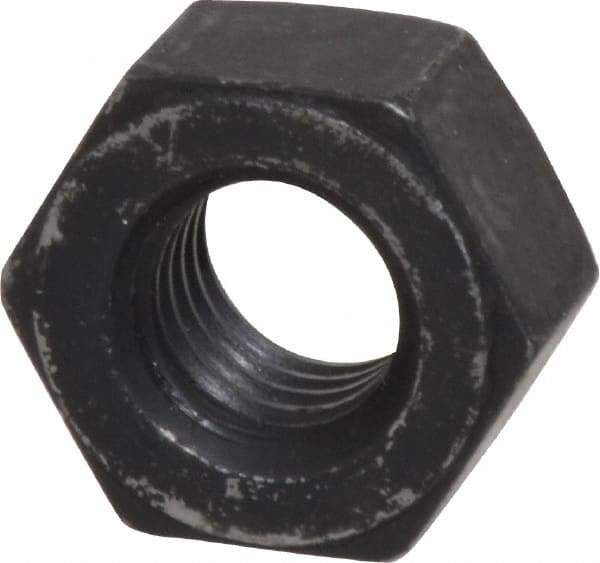 Value Collection - 1/2-13 UNC Steel Right Hand Heavy Hex Nut - 7/8" Across Flats, 31/64" High, Uncoated, 2B Class of Fit - USA Tool & Supply