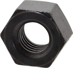 Value Collection - 5/8-11 UNC Steel Right Hand Heavy Hex Nut - 1-1/16" Across Flats, 39/64" High, Uncoated, 2B Class of Fit - USA Tool & Supply