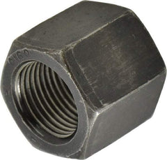 Value Collection - 7/8-14 UNF Steel Right Hand High Hex Nut - 1-5/16" Across Flats, 1-5/32" High, Uncoated - USA Tool & Supply