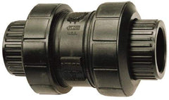 NIBCO - 1-1/2" PVDF Check Valve - Socket x Socket, 1,360 WOG - USA Tool & Supply