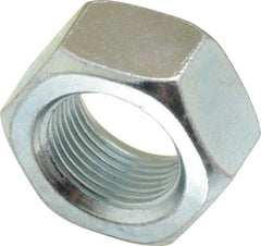 Value Collection - M20x1.50 Metric Fine Steel Right Hand Hex Nut - 30mm Across Flats, 16mm High, Zinc-Plated Finish - USA Tool & Supply