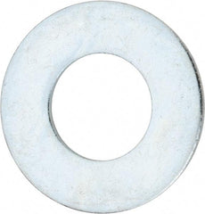 Value Collection - 2-1/4" Screw, Steel USS Flat Washer - 2-3/8" ID x 4-3/4" OD, 0.193" Thick, Zinc-Plated Finish - USA Tool & Supply
