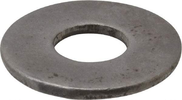 Value Collection - 7/16" Screw, Steel USS Flat Washer - 1/2" ID x 1-1/4" OD, 5/64" Thick, Plain Finish - USA Tool & Supply
