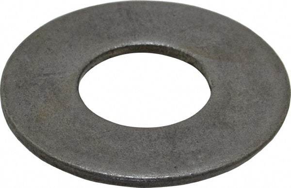 Value Collection - 1-1/8" Screw, Steel USS Flat Washer - 1-1/4" ID x 2-3/4" OD, 11/64" Thick, Plain Finish - USA Tool & Supply