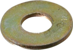 Value Collection - 1/4" Screw, Grade 8 Steel USS Flat Washer - 5/16" ID x 3/4" OD, 1/16" Thick, Zinc Yellow Dichromate Finish - USA Tool & Supply