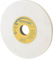 Norton - 7" Diam x 1-1/4" Hole x 1/2" Thick, H Hardness, 60 Grit Surface Grinding Wheel - Aluminum Oxide, Type 1, Medium Grade, 3,600 Max RPM, Vitrified Bond, No Recess - USA Tool & Supply