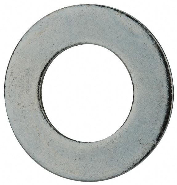 Value Collection - 1-3/8" Screw, Steel SAE Flat Washer - 1-7/16" ID x 2-3/4" OD, 5/32" Thick, Zinc-Plated Finish - USA Tool & Supply