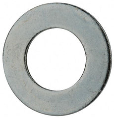 Value Collection - 1-3/8" Screw, Steel SAE Flat Washer - 1-7/16" ID x 2-3/4" OD, 5/32" Thick, Zinc-Plated Finish - USA Tool & Supply