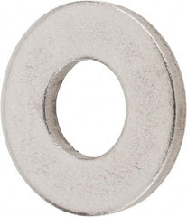 Value Collection - 1/4" Screw, Steel SAE Flat Washer - 9/32" ID x 5/8" OD, 1/16" Thick, Plain Finish - USA Tool & Supply