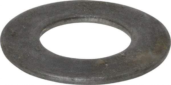 Value Collection - 1" Screw, Steel SAE Flat Washer - 1-1/16" ID x 2" OD, 9/64" Thick, Plain Finish - USA Tool & Supply