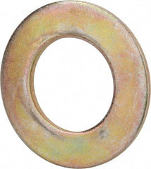 Value Collection - 1-3/4" Screw, Grade 8 Steel SAE Flat Washer - 1-7/8" ID x 3-3/8" OD, 5/32" Thick, Zinc Yellow Dichromate Finish - USA Tool & Supply