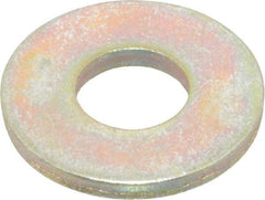 Value Collection - 5/16" Screw, Grade 8 Steel Extra Thick Flat Washer - Zinc Yellow Dichromate Finish - USA Tool & Supply